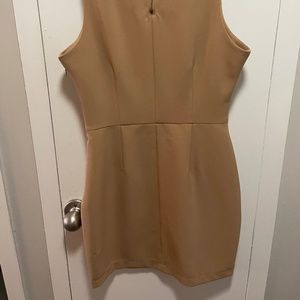 Tan Business Dress